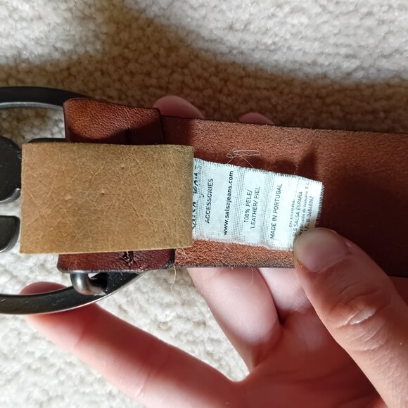 Salsa Jeans Leather Belt - Picture 7 of 7